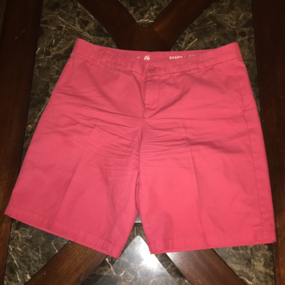 Pink shorts from Gap